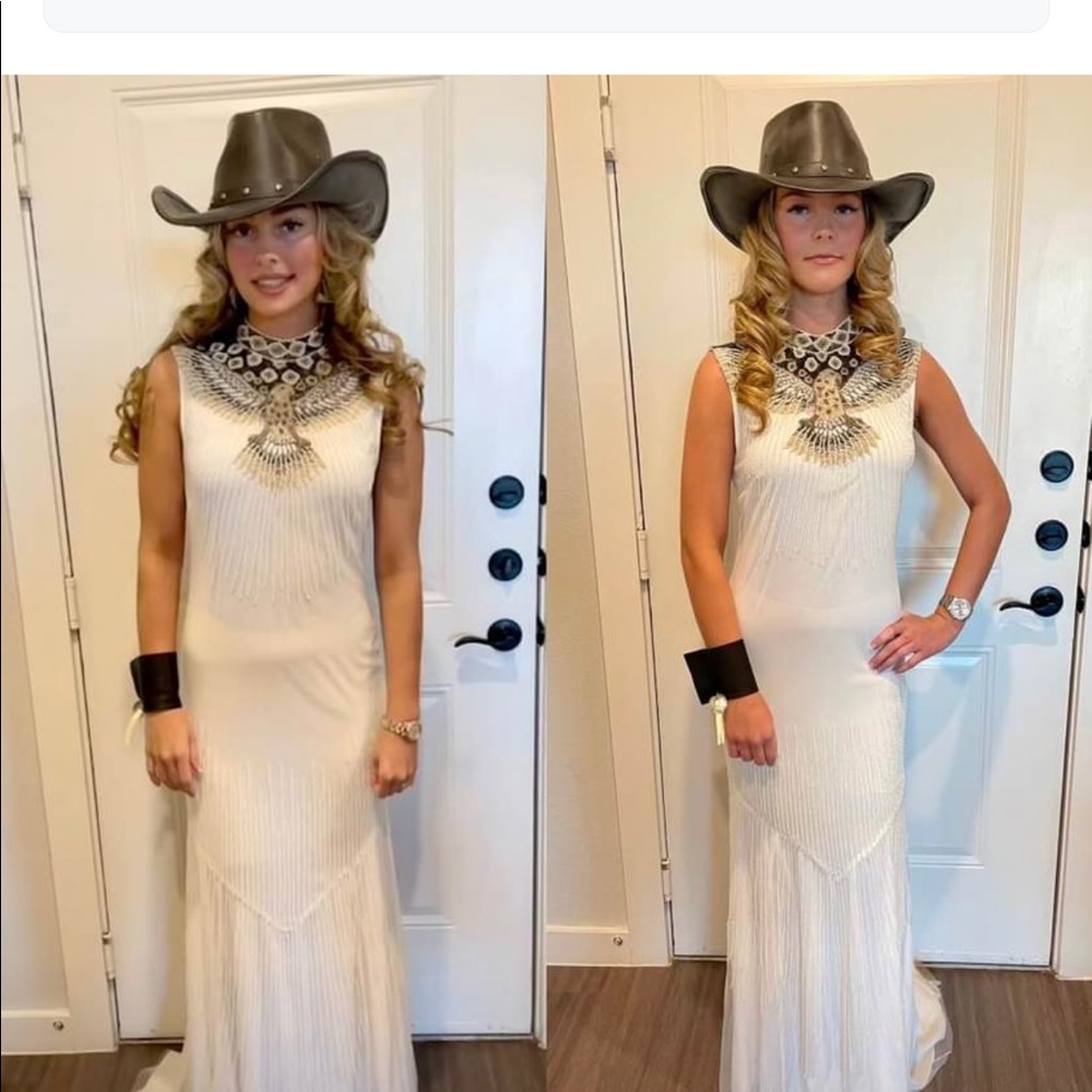 Haute hippie beaded dress